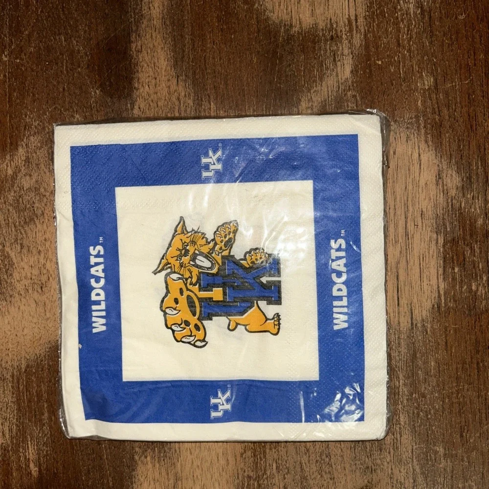Kentucky Wildcats Napkins 5 Pack Lot NCAA UK Party Supplies Graduation‎ Tailgate